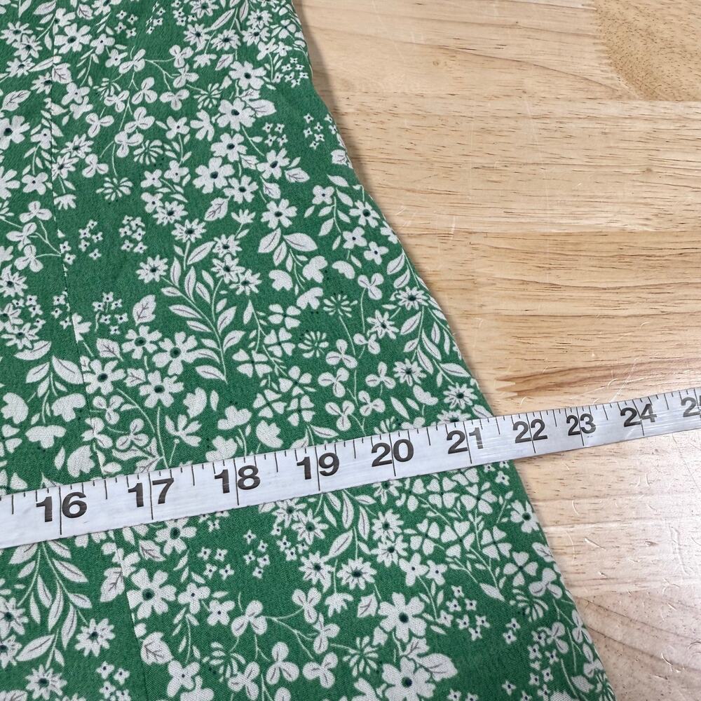 ASTR the Label NWT Amalea Crepe Maxi Dress Green Floral Size L Strappy Open Back - Picture 8 of 11